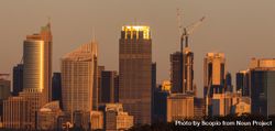 Sydney cityscape at sunrise in Australia 49Ela4