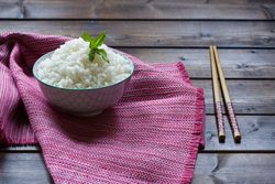 Japanese food and chopsticks