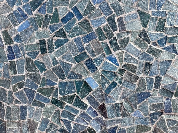 Grey and Blue Mosaic