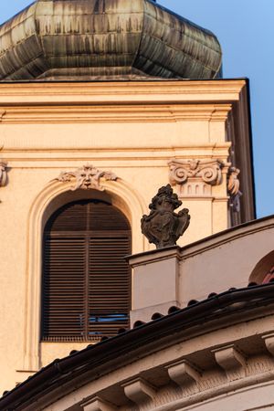 Decooration of the building in Old Prague