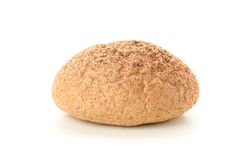 Wheat bread isolated on plain background. Bakery products