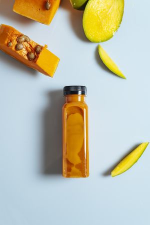 Mango and pumpkin smoothie