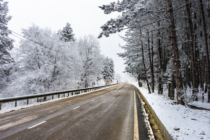 Winter snowy landscape