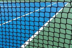 Blue Tennis court