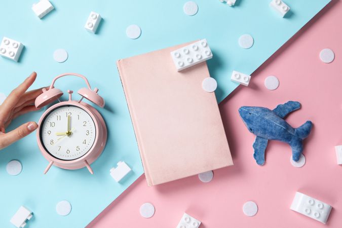 Book for baby, concept of literature for children and baby