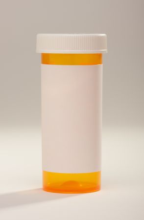 Blank Prescription Bottle