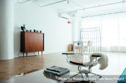 Large bright loft space with vintage furniture 48l1Y4