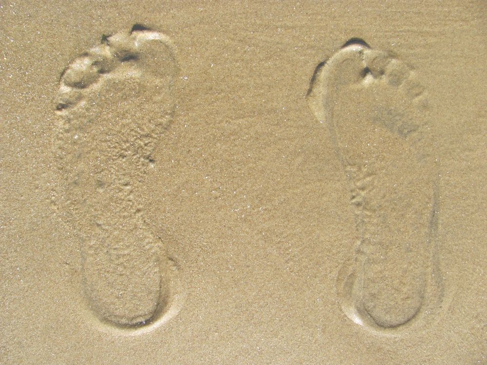 Footprints in Sand