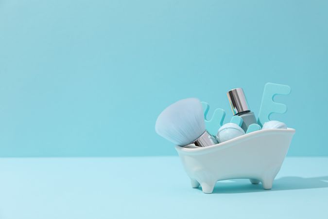 Concept of cosmetic and beauty care, space for text