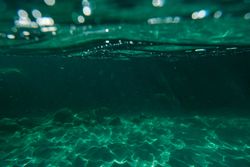 Abstract background of clear sea