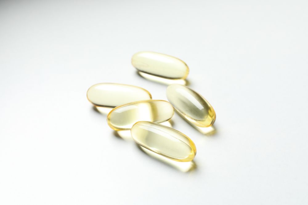 Immunity support capsules - Omega, health care concept