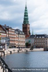 Green spire in Copenhagen 0Jmlnb