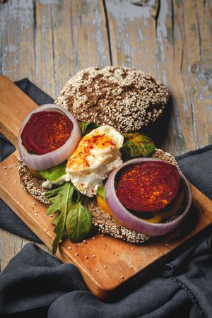 Homemade vegetable sandwich