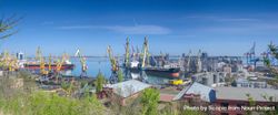 Seaport of Odessa by the Black sea in Ukraine 4N3k8b