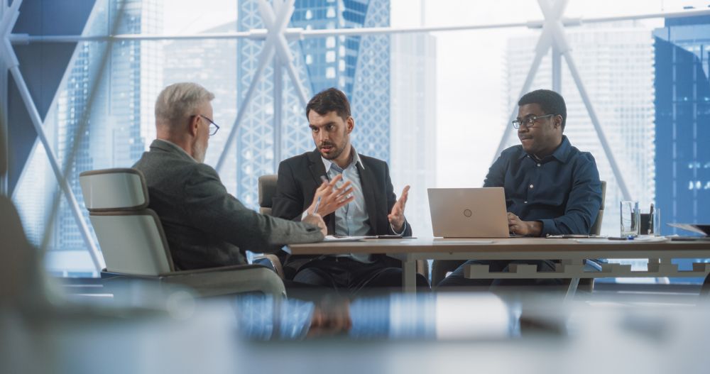 Corporate Office Conferrence Room Meeting