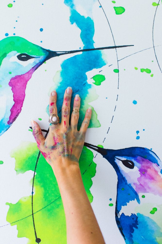 Watercolor painting