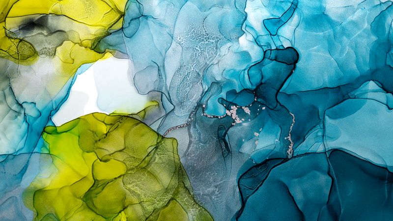 Modern art with Alcohol Ink