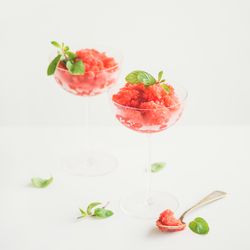 Ice cold healthy summer fruit drink