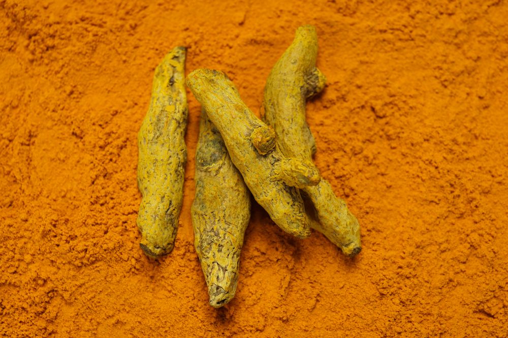Fragrant seasoning - turmeric, one of the main ingredients in Indian curry