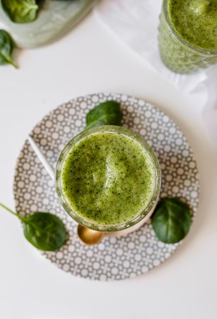 Healthy green smoothie detox