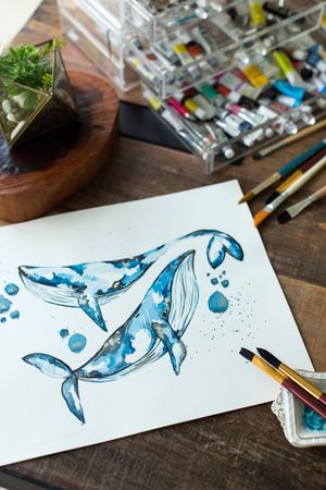 Watercolor painting