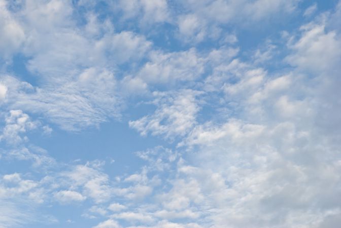 clouds in blue sky