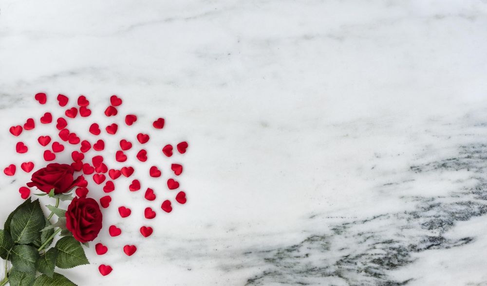 Valentine’s Day with lovely small hearts