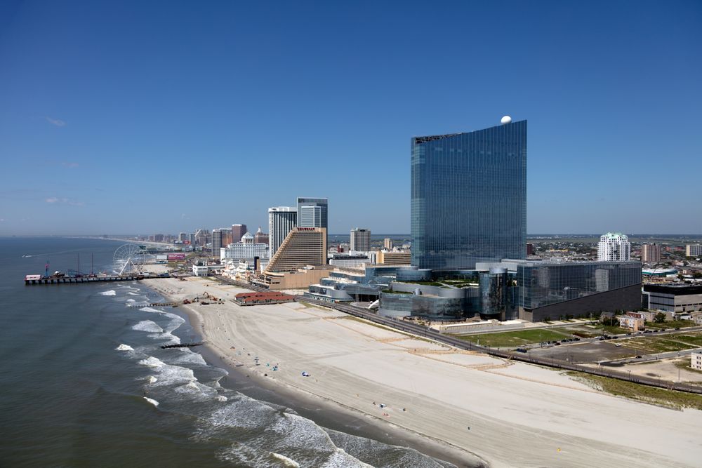The Boardwalk in Atlantic City, New Jersey