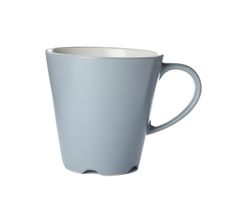 Empty ceramic cup isolated on blank background