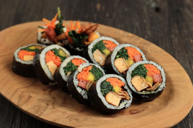 Korean Roll Rice Kimbap
