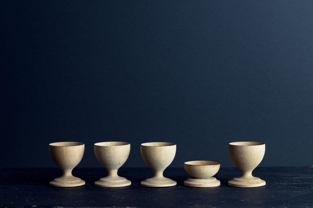 Empty egg cups