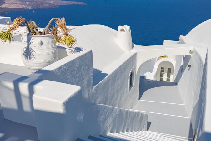 Buildings in Santorini, Greece