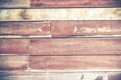 Rustic red wooden board floor