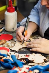 Woodworking workshop eco-friendly Christmas toys