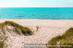 Sunrise Scenery With The Beautiful Sylt Island Beach And The Horizon ...