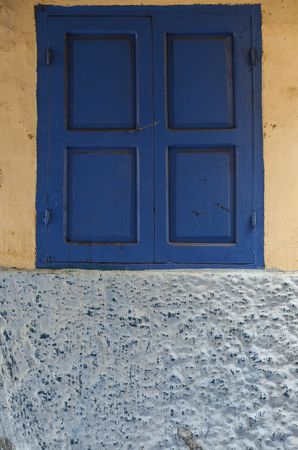 Blue door in Tangier