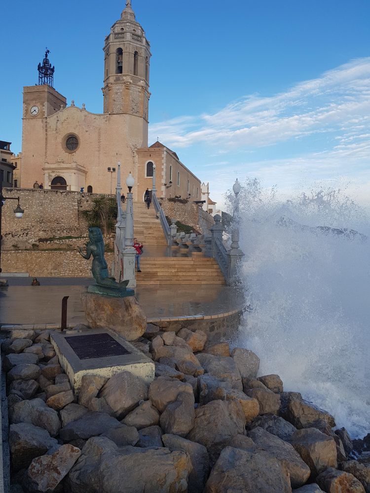 The Church Of Sant Bartomeu & Santa Tecla in Spain