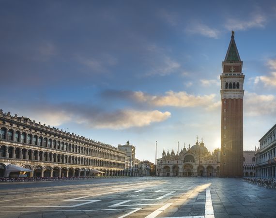 Venice, Piazza San Marco square and Basilica cathedral, Italy
