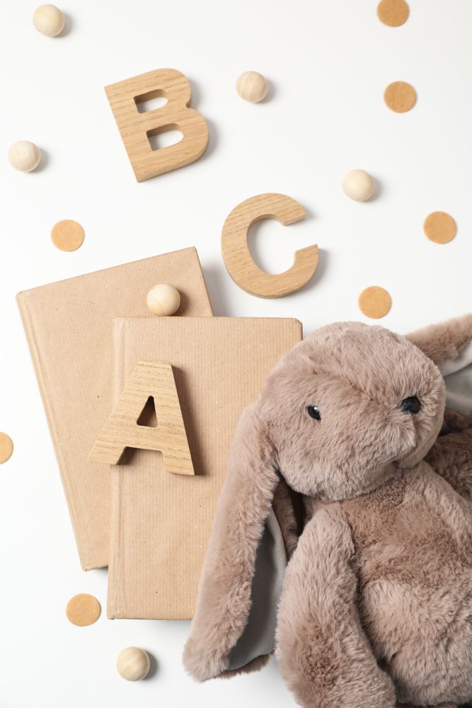 Book for baby, concept of literature for children and baby