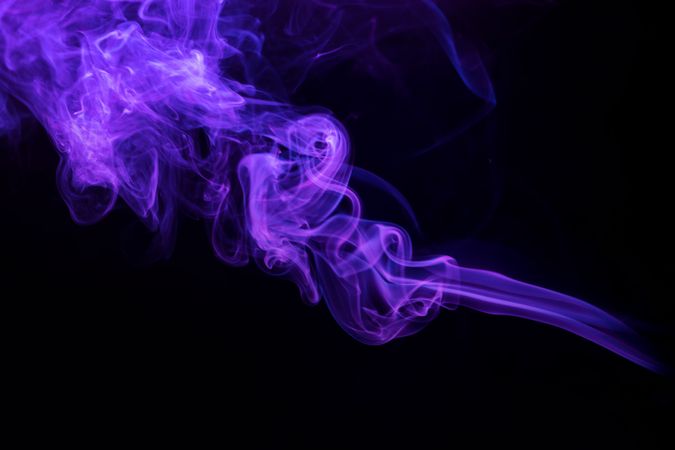 Abstract smoke on dark background