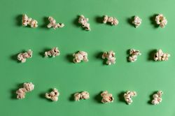Set of popcorn on board