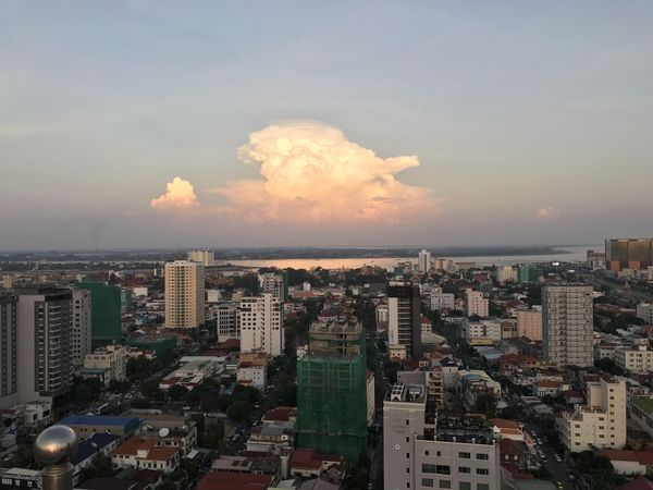 City skyline of Phnom Penh, Cambodia