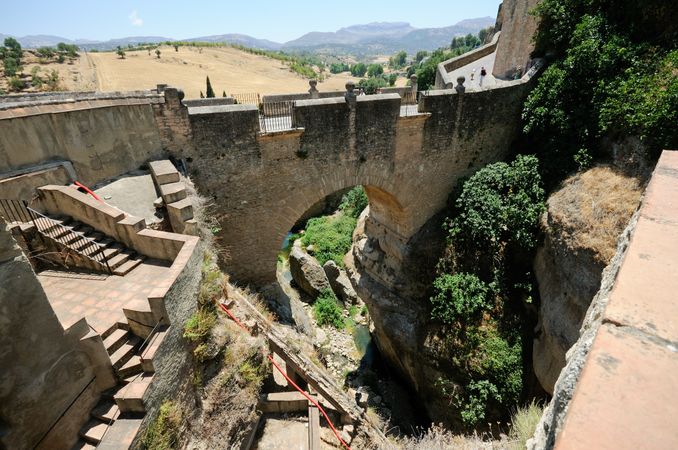 New bridge in Ronda, one of the famous villages