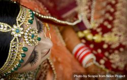 Top view of Indian bride 4NxW80
