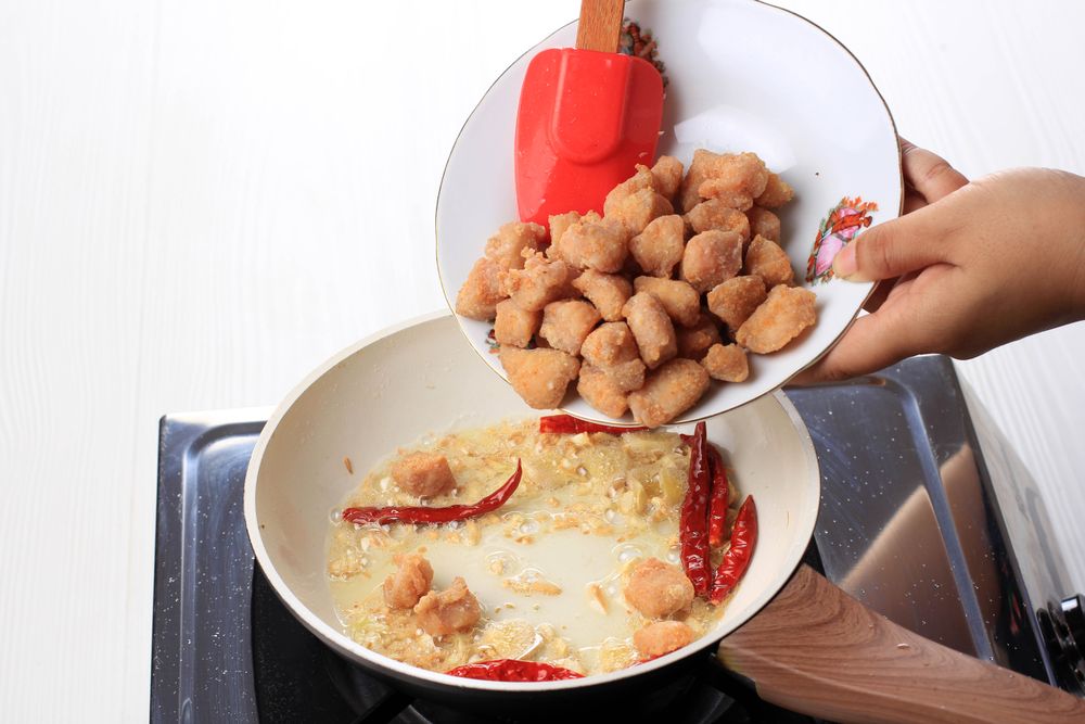 Cooking chicken