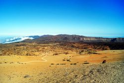 Volcano of Teide from above