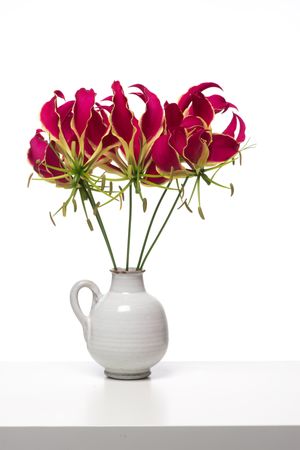 Bouquet of gloriosa glory lilies flowers