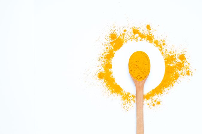 Fragrant seasoning - turmeric, one of the main ingredients in Indian curry