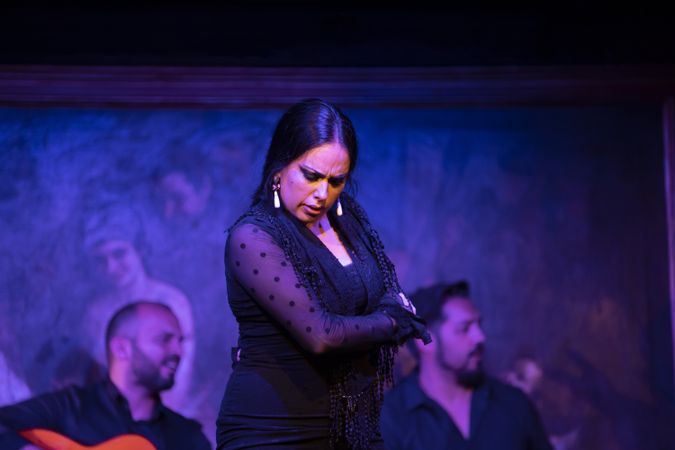 Flamenco performance on stage