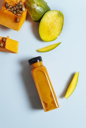Mango and pumpkin smoothie